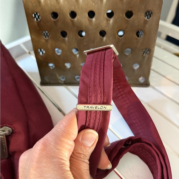 Travelon Maroon Women's Backpack - Picture 5 of 11